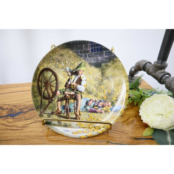 Vintage 1981 Grimm's Fairytales Rumpelstilzchen Collectors Plate GEHM - Picture 1 of 7